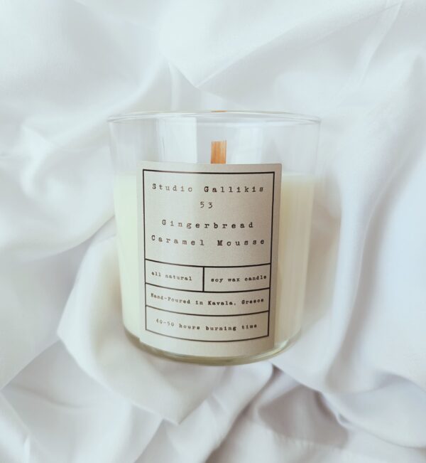 Αρωματικό Κερί Σόγιας Gingerbread Caramel Mousse 240gr