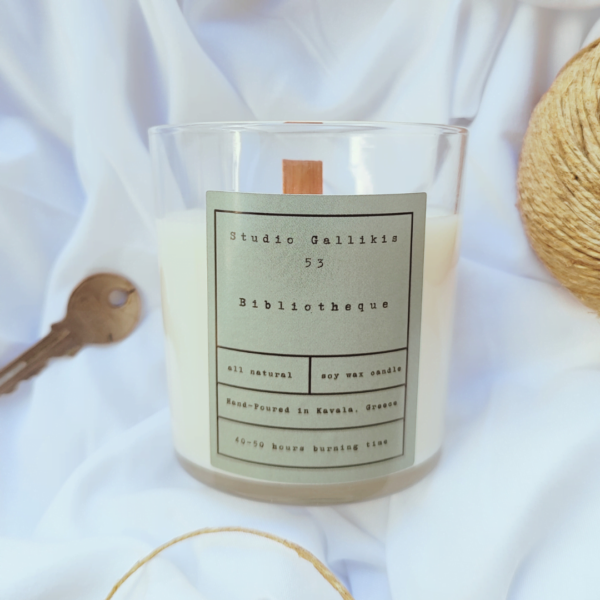 Αρωματικό Κερί Σόγιας Bibliotheque 240gr