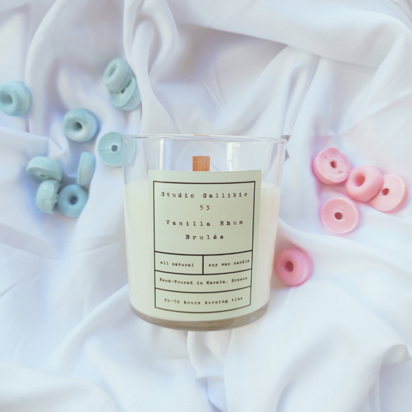 Αρωματικό Κερί Σόγιας Vanilla Rhum Brulée 240gr