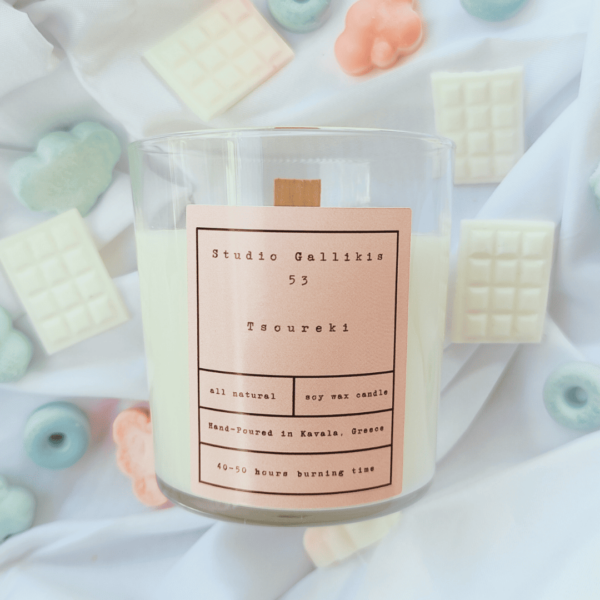 Αρωματικό Κερί Σόγιας Tsoureki 240gr